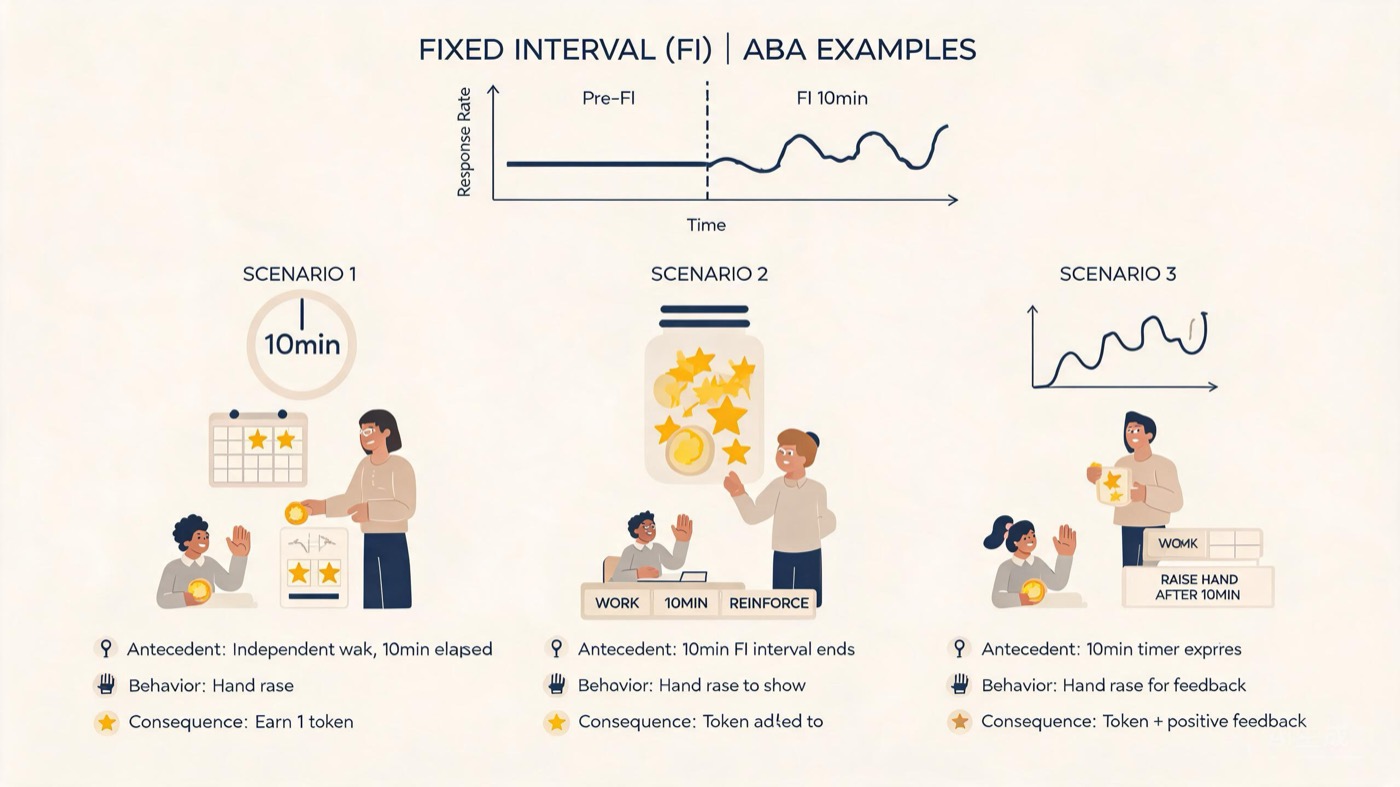 Fixed Interval Schedule: Examples for BCBA Exam Prep Fixed Interval Schedule: Examples for BCBA Exam Prepfixed-interval-example-img-1