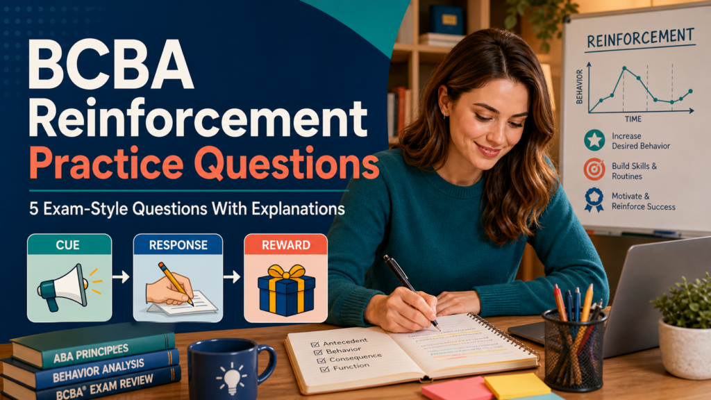 bcba-reinforcement-practice-questions-featured-image2 BCBA Reinforcement Practice Questions: 5 Exam-Style Questions With Explanationsbcba-reinforcement-practice-questions-featured-image2