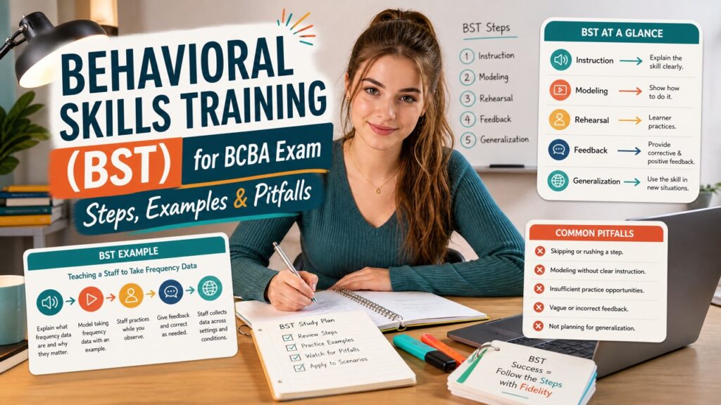 behavioral-skills-training-bcba-exam-featured Behavioral Skills Training (BST) for BCBA Exam: Steps, Examples & Pitfallsbehavioral-skills-training-bcba-exam-featured