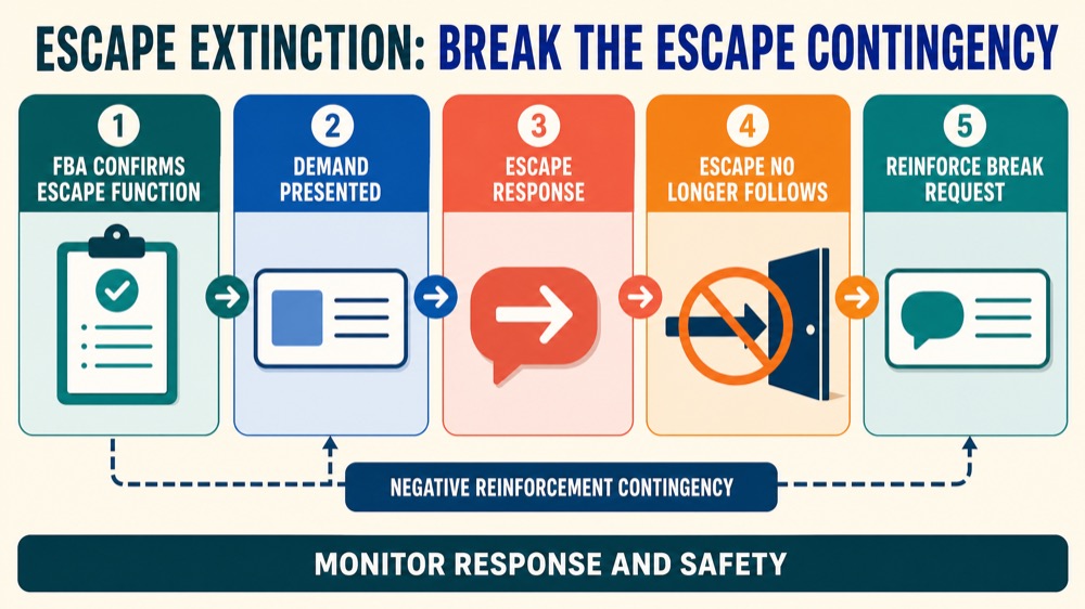 Escape Extinction in ABA: Definition, Examples, and Practical Guide Escape Extinction in ABA: Definition, Examples, and Practical Guideescape-extinction-in-aba-definition-examples-and-practical-guide-image-1