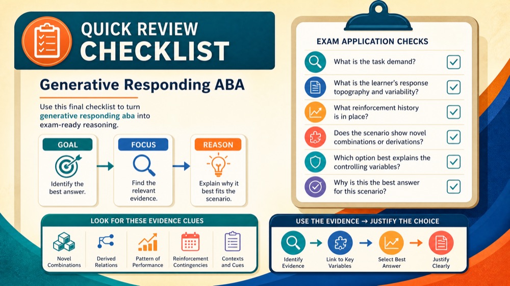 Generative Responding in ABA: What BCBA Candidates Must Know Generative Responding in ABA: What BCBA Candidates Must Knowgenerative-responding-aba-img-2