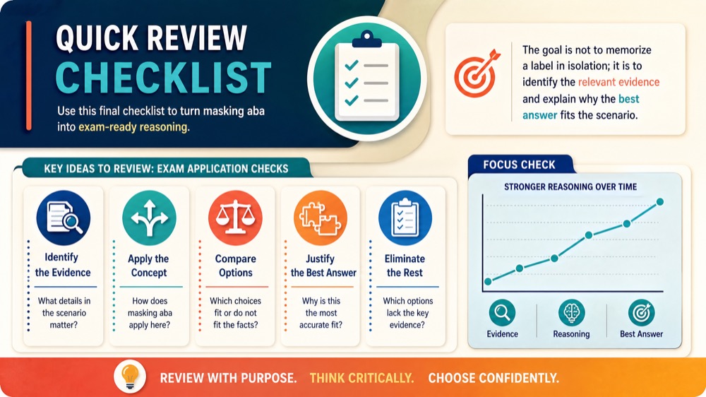 Masking in ABA: Definition, Examples, and Exam Relevance for BCBA Candidates Masking in ABA: Definition, Examples, and Exam Relevance for BCBA Candidatesmasking-in-aba-definition-examples-exam-relevance-img-2