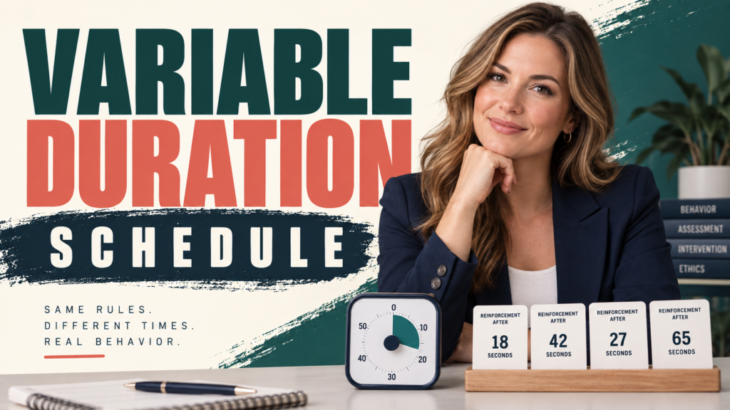 featured Variable Duration Schedule in ABA: Rule, Examples, and Exam Guidefeatured