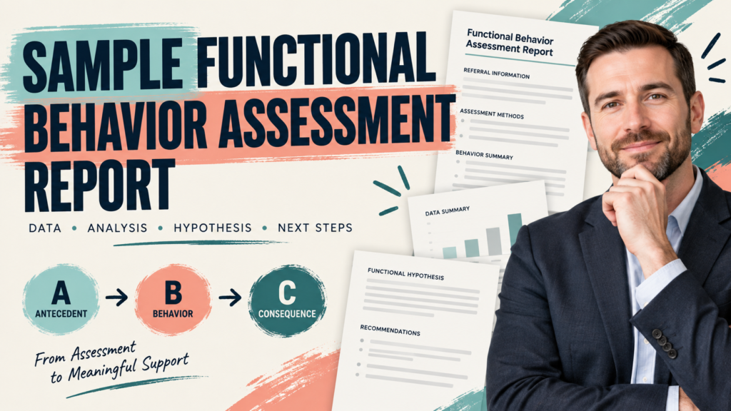 featured Sample Functional Behavior Assessment Report: Safe Structure and Examplefeatured