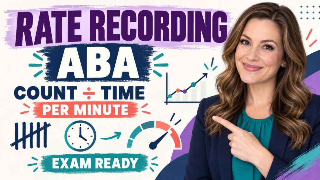 featured Rate Recording ABA: Count, Time, and BCBA Exam Guidefeatured