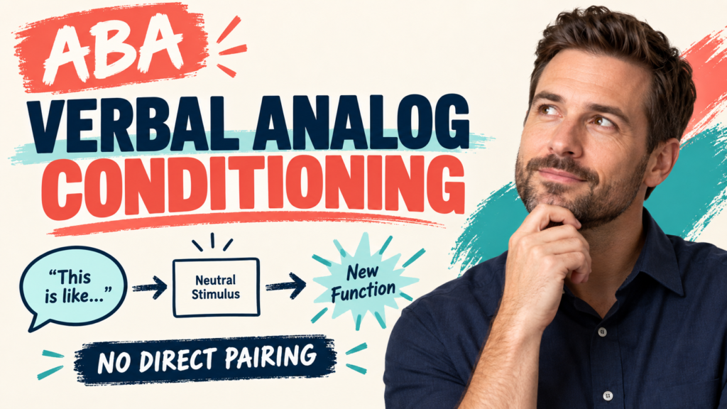 featured Verbal Analog Conditioning ABA: Definition and Examplesfeatured