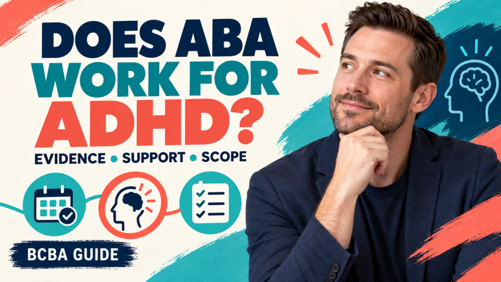 featured Does ABA Work for ADHD? What Behavioral Support Can and Cannot Answerfeatured