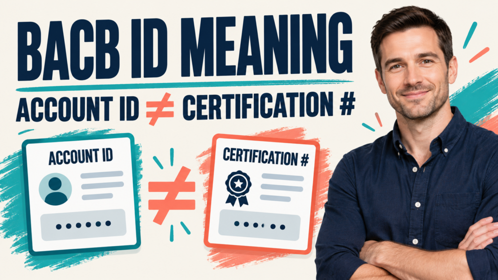 featured BACB ID Meaning: Account ID vs Certification Numberfeatured