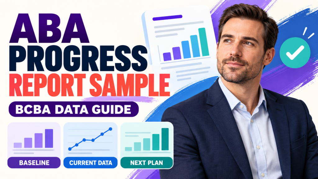 featured ABA Progress Report Sample: Sections, Data Language, and BCBA Reviewfeatured