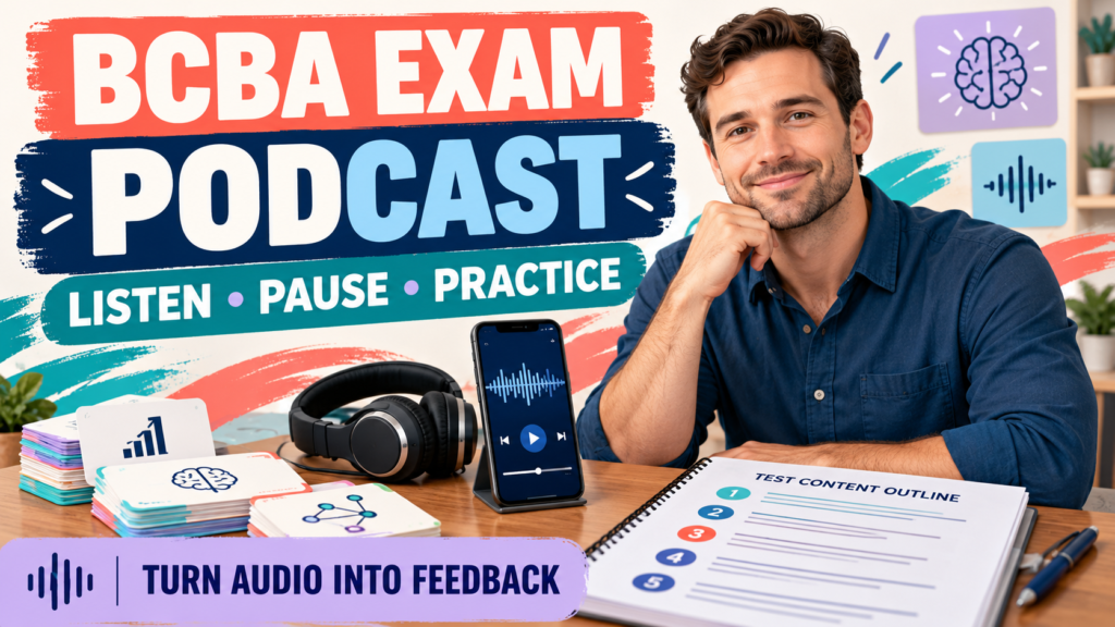 featured BCBA Exam Podcast: Listen, Retrieve, Verify, and Practicefeatured