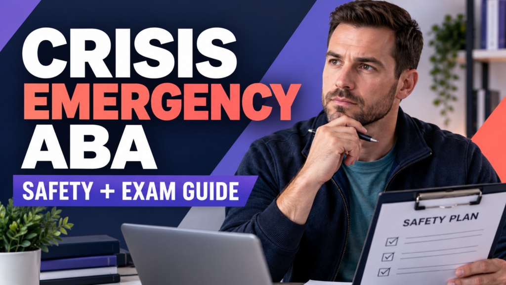 featured Crisis Emergency ABA: Safety, Roles, and BCBA Exam Logicfeatured