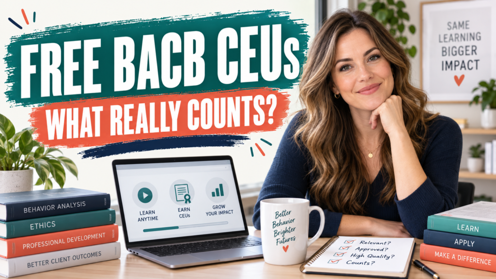 featured Free BACB CEUs: How to Check If Free Really Countsfeatured