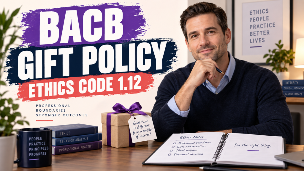 featured BACB Gift Policy: What Ethics Code 1.12 Means for BCBAsfeatured