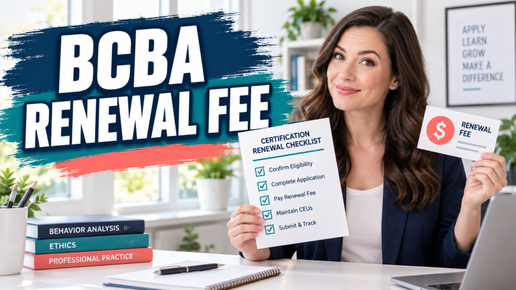 featured BCBA Renewal Fee: Current Recertification Cost, Late Fee, and What You Payfeatured