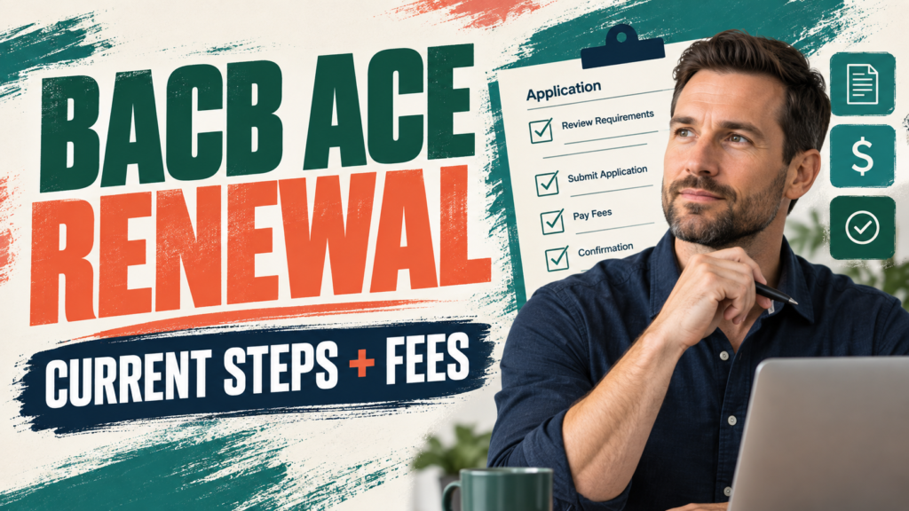 featured BACB ACE Renewal Application: Current Steps and Feesfeatured