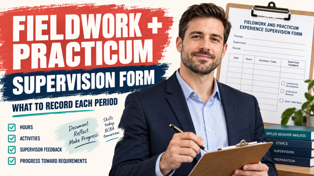 featured BACB Fieldwork and Practicum Supervision Form Guidefeatured