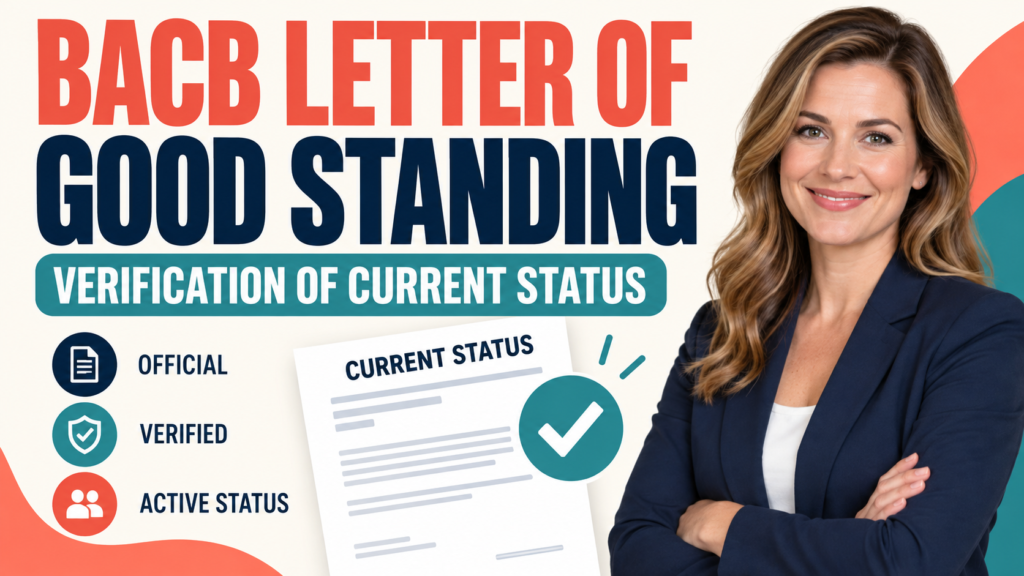 featured BACB Letter of Good Standing: What to Requestfeatured