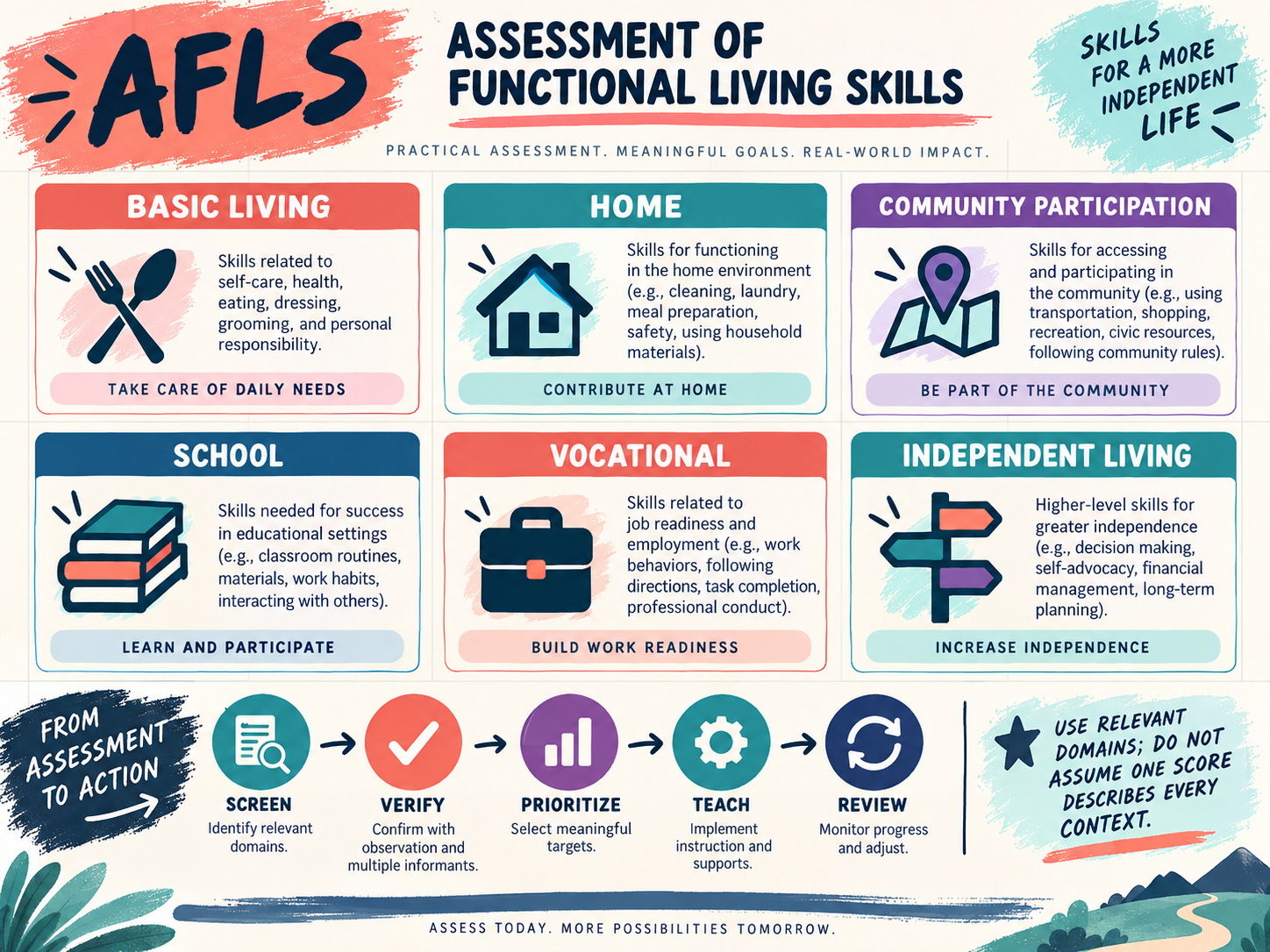 The Assessment of Functional Living Skills: AFLS Guide for BCBAs The Assessment of Functional Living Skills: AFLS Guide for BCBAsimage_1