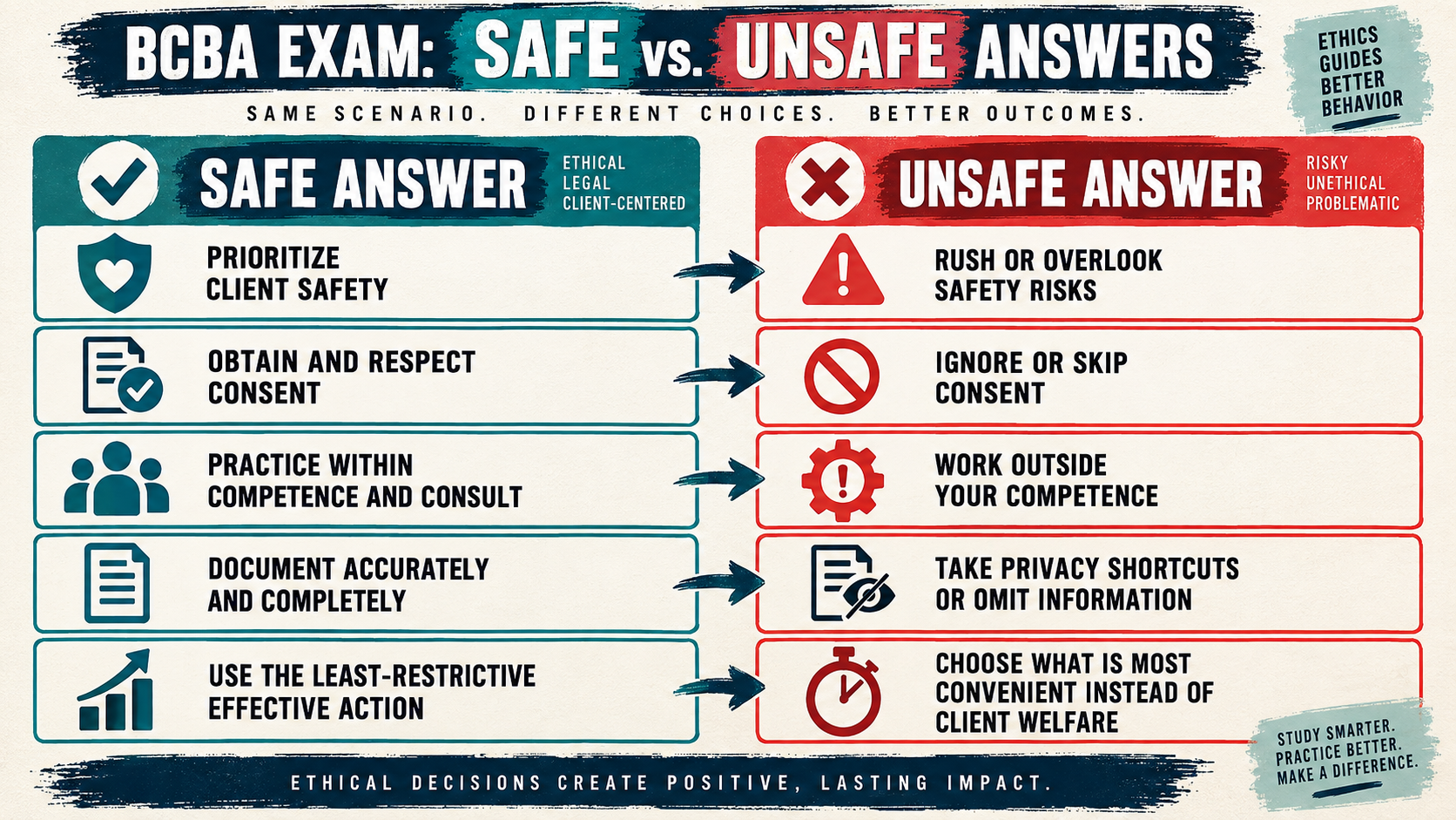 Safe vs Unsafe Scenarios ABA: A BCBA Exam Decision Guide Safe vs Unsafe Scenarios ABA: A BCBA Exam Decision Guideimage_1