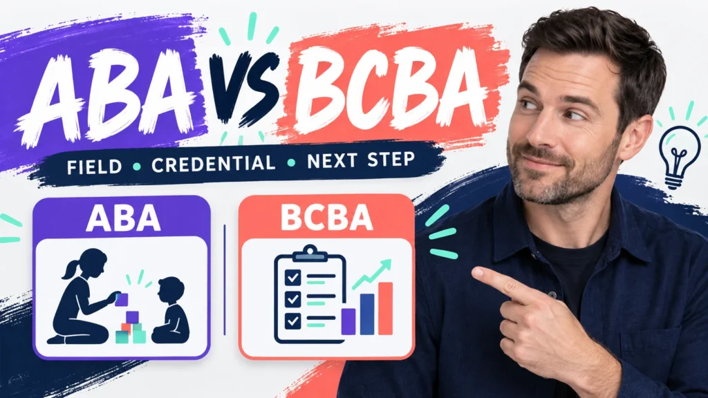 featured Difference Between ABA and BCBA: Therapy, Credential, and Next Stepsfeatured