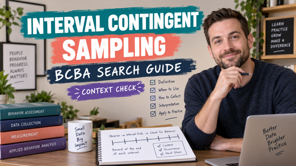 featured Interval Contingent Sampling: Definition, Example, and ABA Measurement Boundaryfeatured