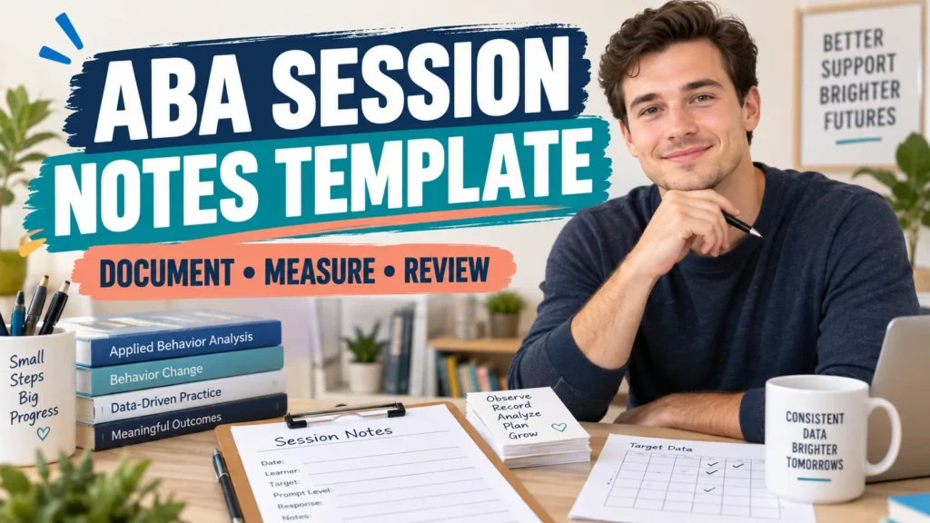 featured ABA Session Notes Template: What to Include, How to Use It, and a Blank Examplefeatured