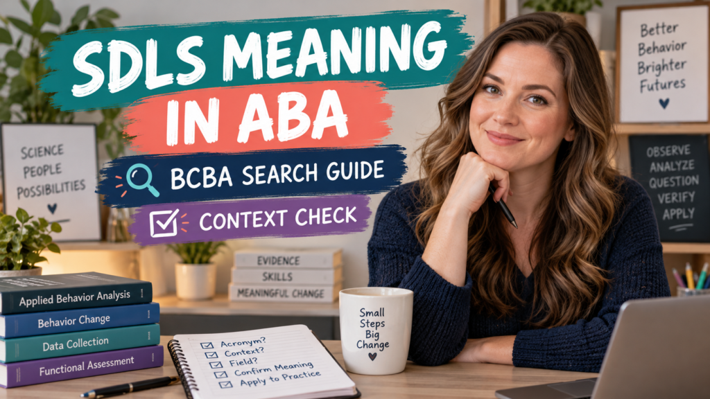 featured SDLS Meaning in ABA: How to Verify an Acronym Before Studying Itfeatured