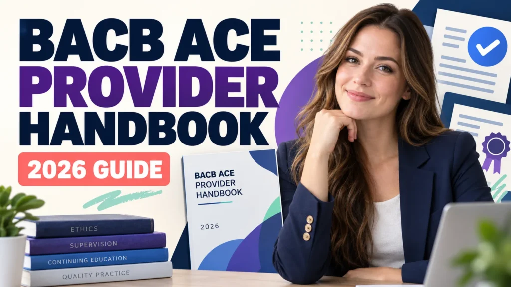 featured BACB ACE Provider Handbook: What BCBA Candidates Should Knowfeatured