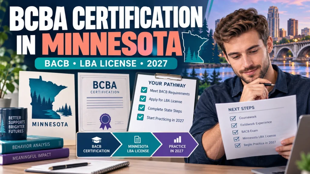 featured BCBA Certification in Minnesota: BACB Path, LBA License, and 2027featured