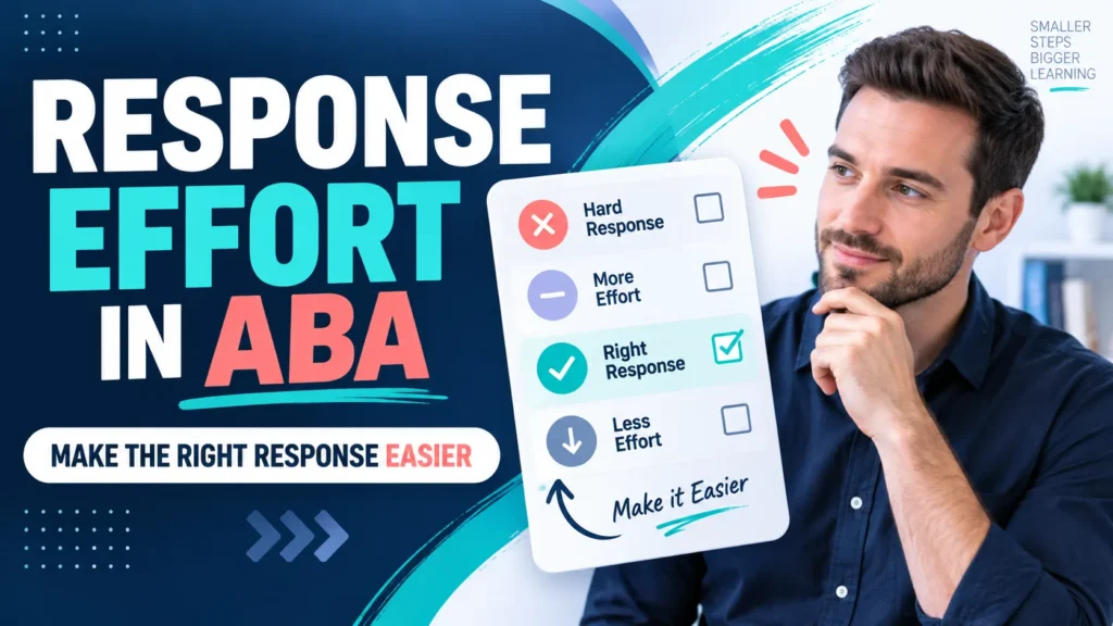 featured Response Effort in ABA: Definition, Examples, and BCBA Exam Logicfeatured