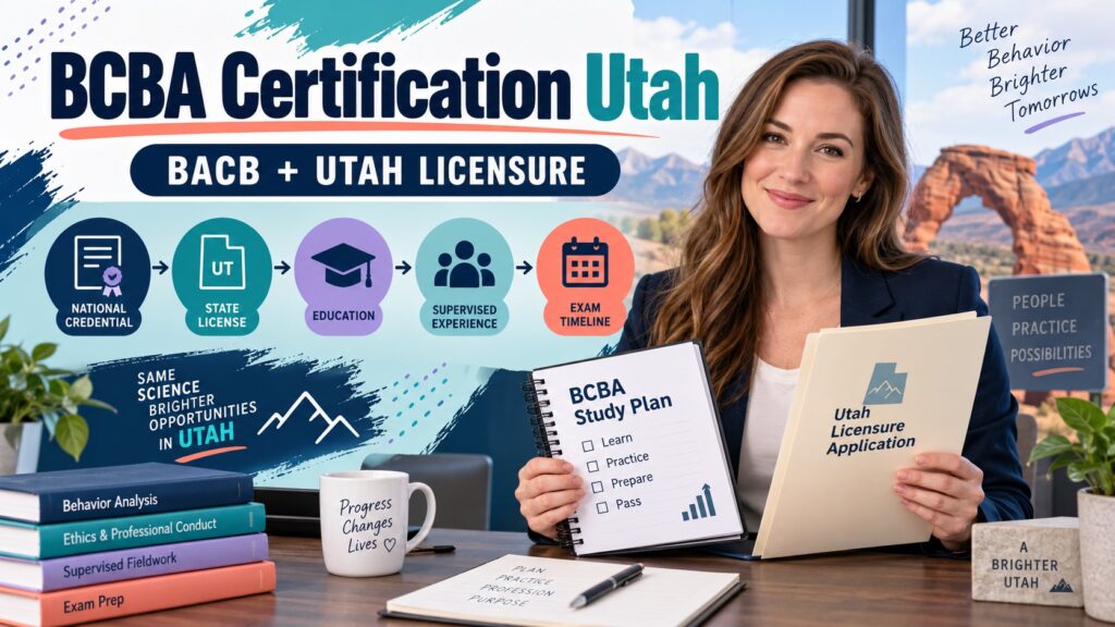 featured BCBA Certification Utah: National Credential, Utah License, and Exam Timelinefeatured