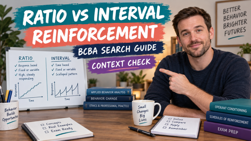 featured Ratio vs Interval Reinforcement: Compare Schedules Without Mixing Termsfeatured