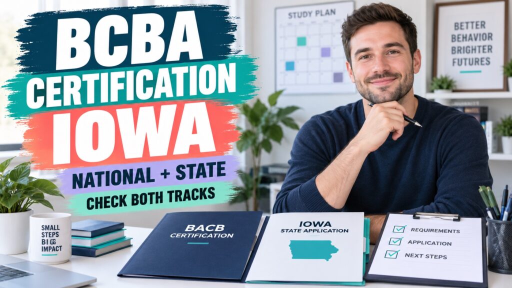 featured BCBA Certification Iowa: BACB Certification, State Licensure, and 2027 Planningfeatured