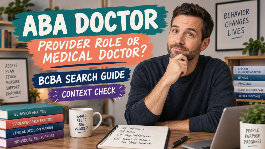 featured ABA Doctor: What the Search Phrase Means and Who Provides Behavior-Analytic Carefeatured