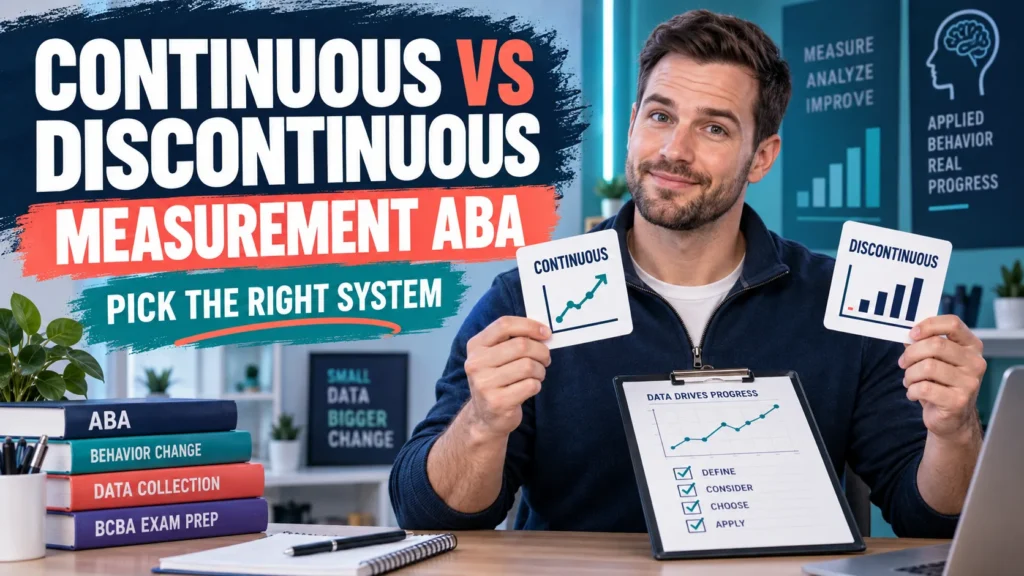 featured Continuous vs Discontinuous Measurement ABA: A BCBA Decision Guidefeatured