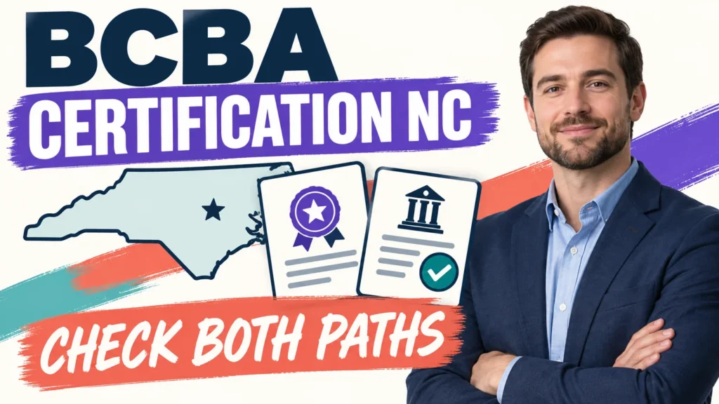 featured BCBA Certification NC: How to Separate BACB Certification From State Licensurefeatured