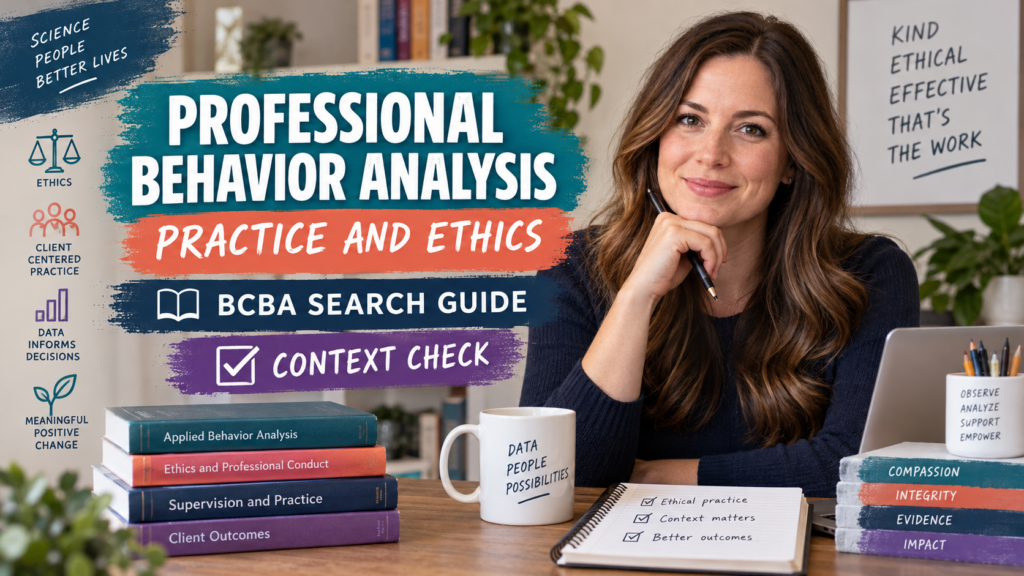 featured Professional Behavior Analysis: Practice, Credentials, Ethics, and BCBA Boundariesfeatured