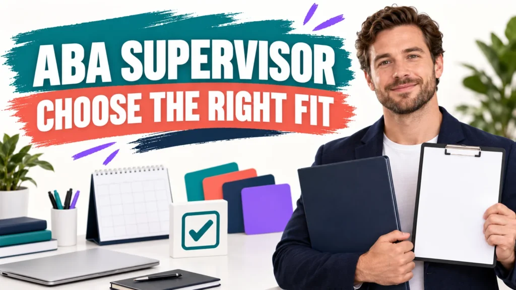 featured ABA Supervisor: How to Choose the Right Supervisor for Fieldwork and Ongoing Servicesfeatured