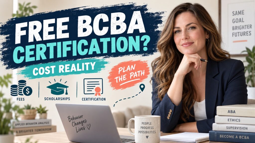 featured Can BCBA Certification Be Free? Fees, Aid, and Low-Cost Planningfeatured
