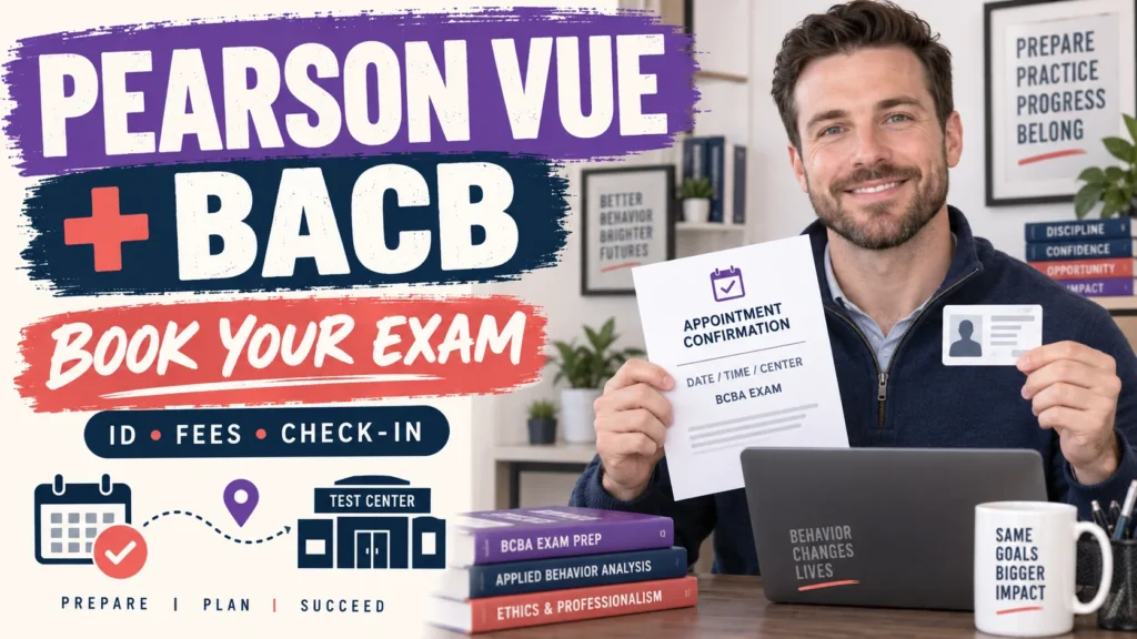 featured Pearson VUE + BACB: Booking, Fees, ID, and Check-Infeatured