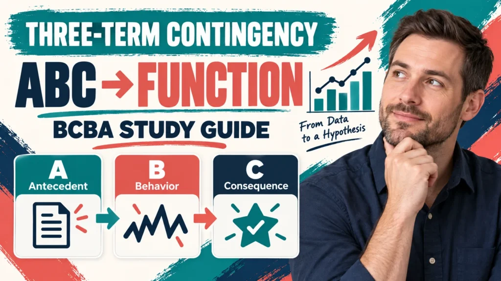 featured Three-Term Contingency in ABA: Turn ABC Data Into a Functional Hypothesisfeatured