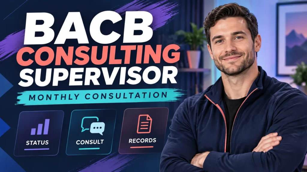 featured BACB Consulting Supervisor: When a New BCBA Needs Monthly Consultationfeatured