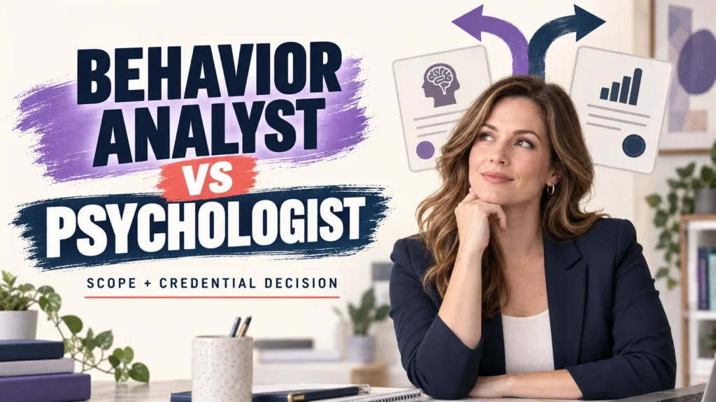 featured Behavior Analyst vs Psychologist: A Credential and Scope Decision Guidefeatured