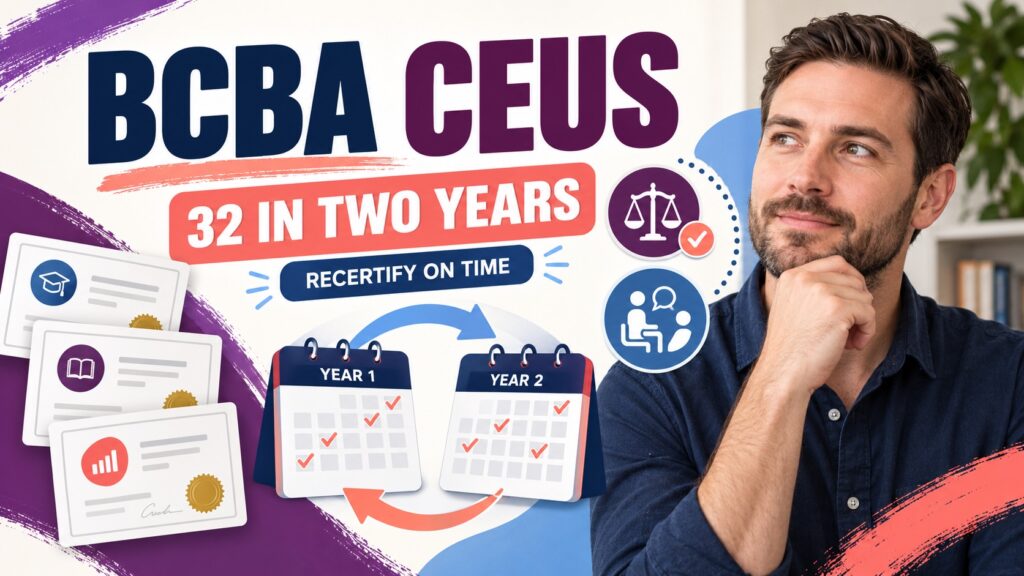 featured BCBA CEU Math: 32 Credits, Ethics, Supervision, and the 2027 Changefeatured