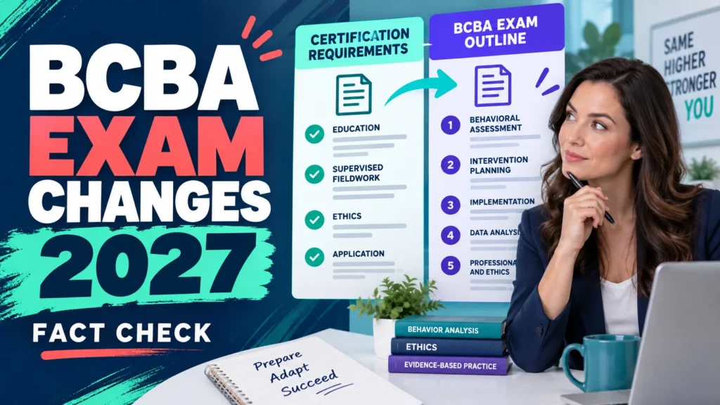 featured BCBA Exam Changes 2027: What Is Confirmed and What Is Notfeatured