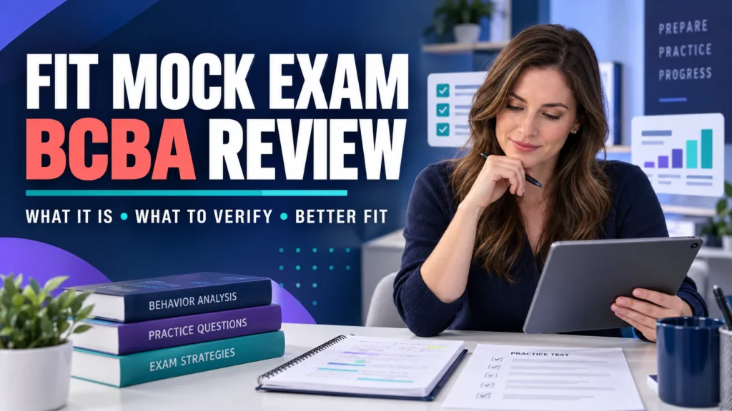 featured FIT Mock Exam BCBA Review: What to Verify Before You Buyfeatured