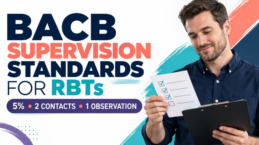 featured BACB Supervision Standards for RBTs: A Current Checklistfeatured