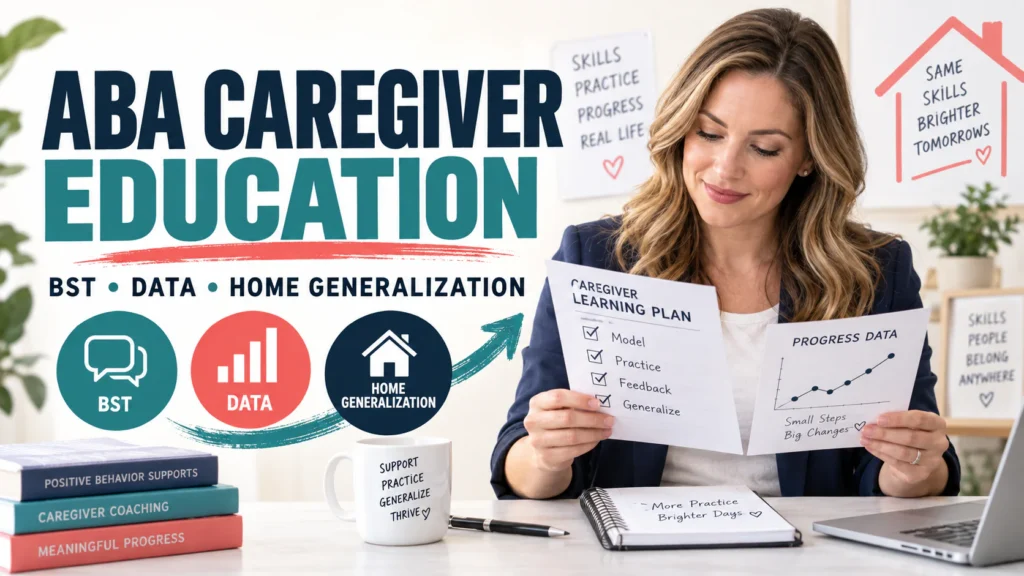 featured ABA Caregiver Education: BST, Data Feedback, and Home Generalizationfeatured