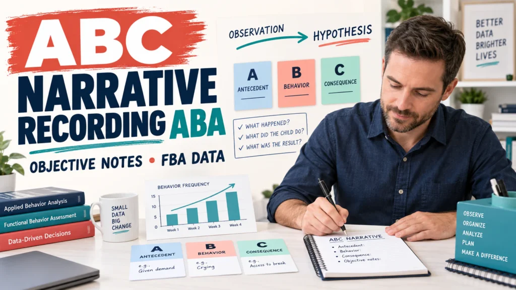 featured ABC Narrative Recording ABA: How to Write Objective A-B-C Notesfeatured