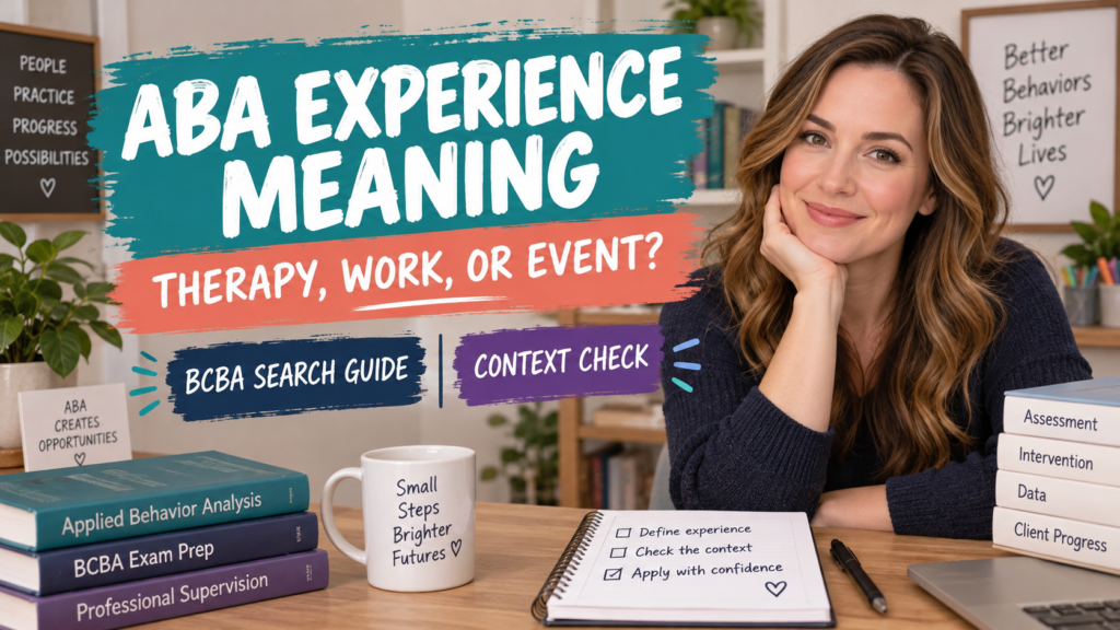 featured ABA Experience Meaning: Therapy, Work Experience, and Search Contextfeatured